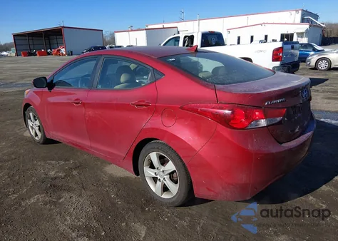 2013 Hyundai Elantra Gls/Limited z USA, uszkodzony, nr VIN KMHDH4AEXDU494468